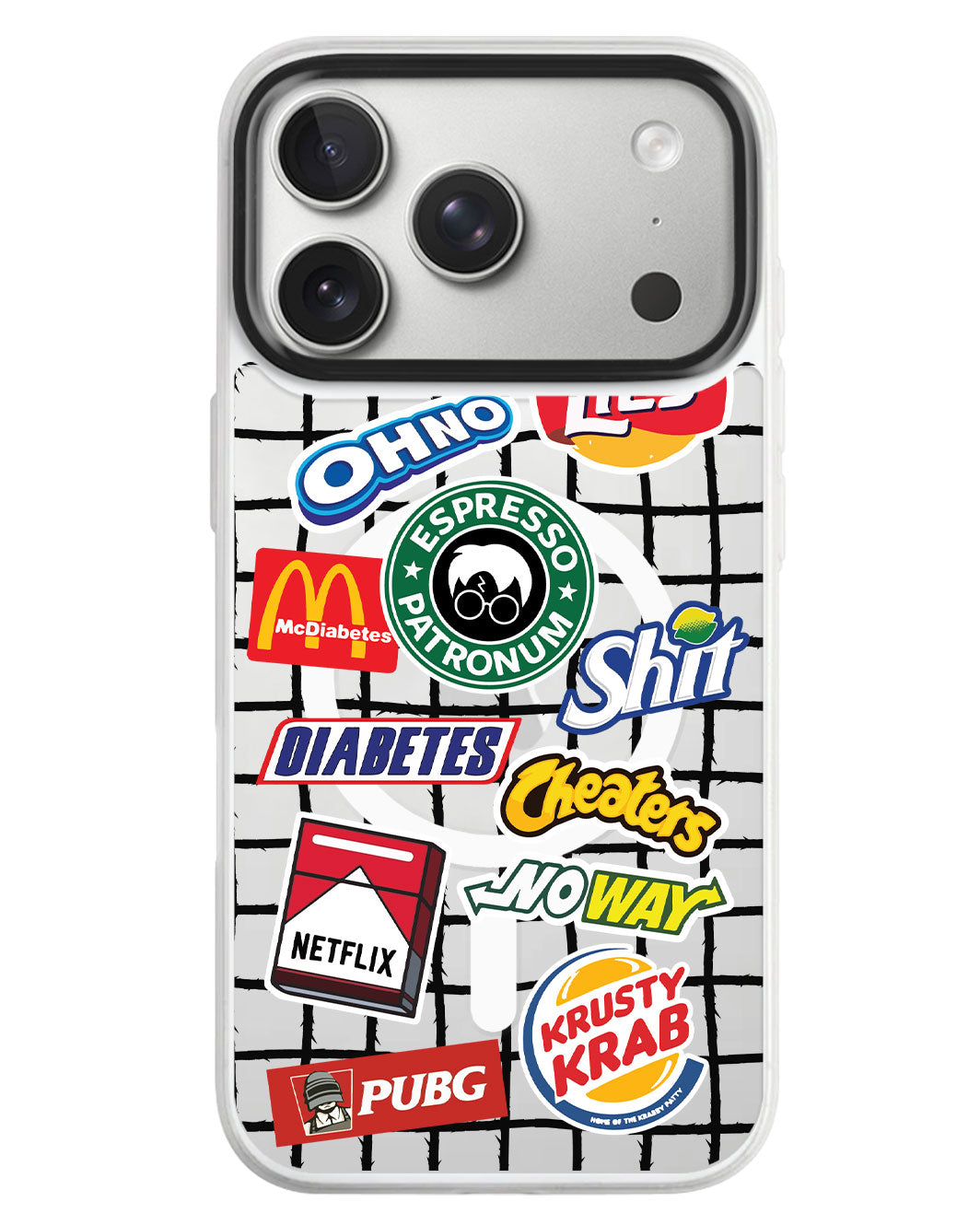 iPhone Rearguard MagSwap - Food Parody