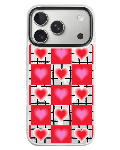 iPhone Rearguard MagSwap - Love Checkered