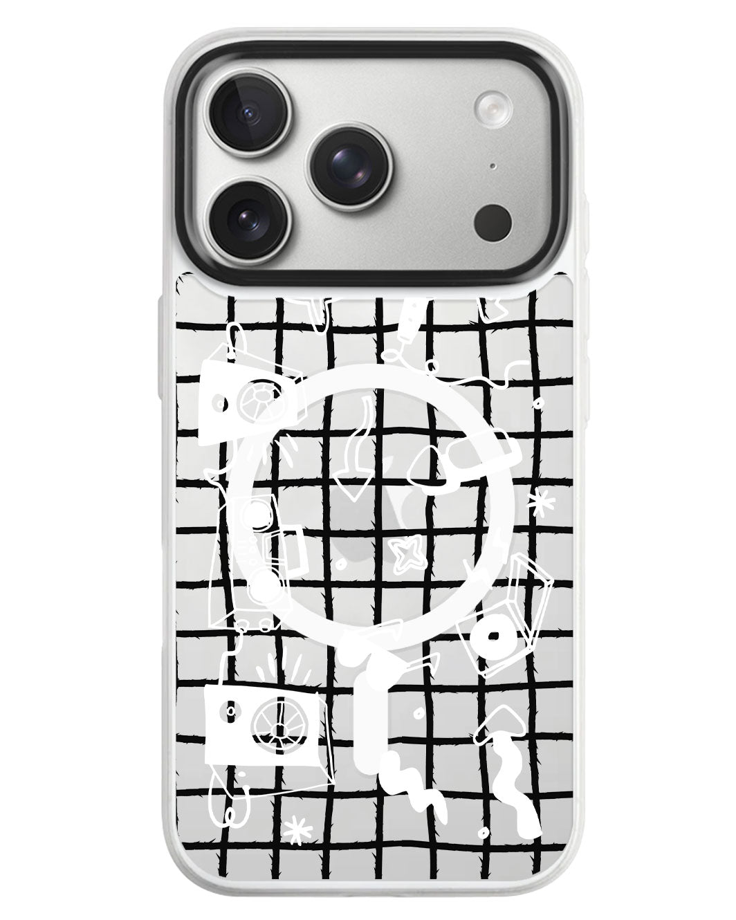iPhone Rearguard MagSwap - Rock N Roll White