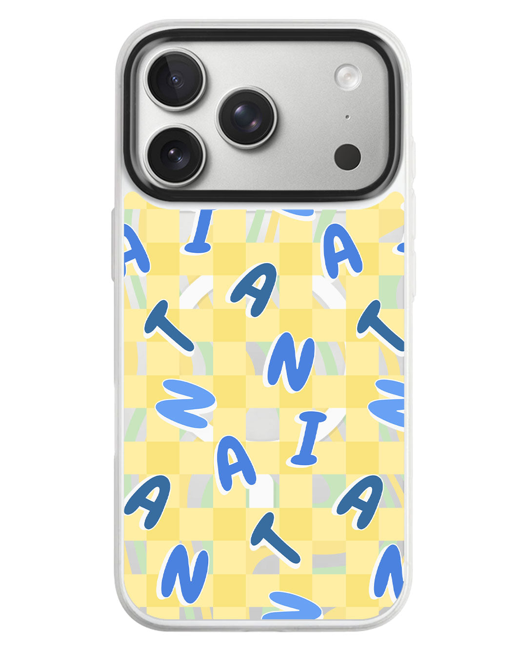 iPhone Rearguard MagSwap - Checkered Monogram 3.0