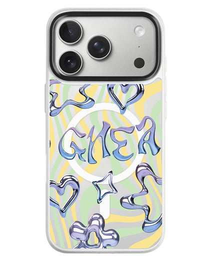 iPhone Rearguard MagSwap - Chrome Monogram 1.0