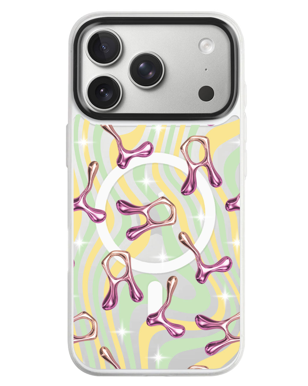 iPhone Rearguard MagSwap - Chrome Monogram 3.0