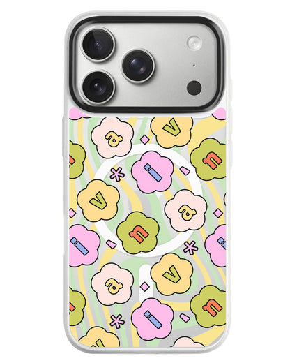 iPhone Rearguard MagSwap - Flower Petals Monogram 1.0