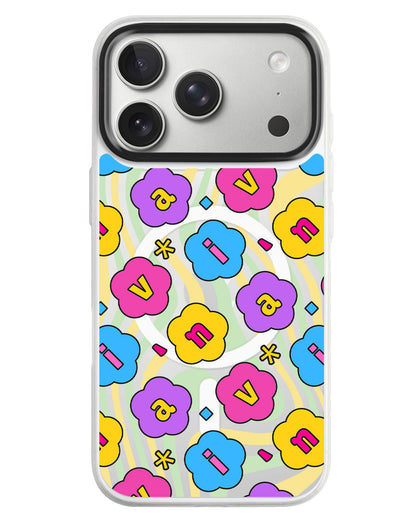 iPhone Rearguard MagSwap - Flower Petals Monogram 4.0