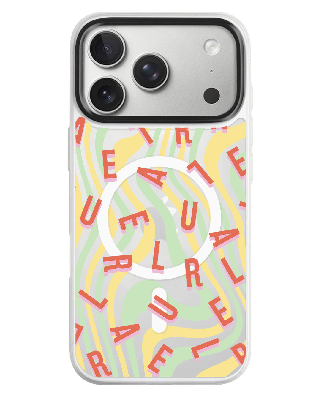 iPhone Rearguard MagSwap - Monogram 1.0 Coral