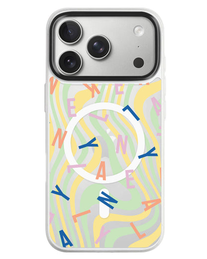 iPhone Rearguard MagSwap - Monogram 1.0 Rainbow