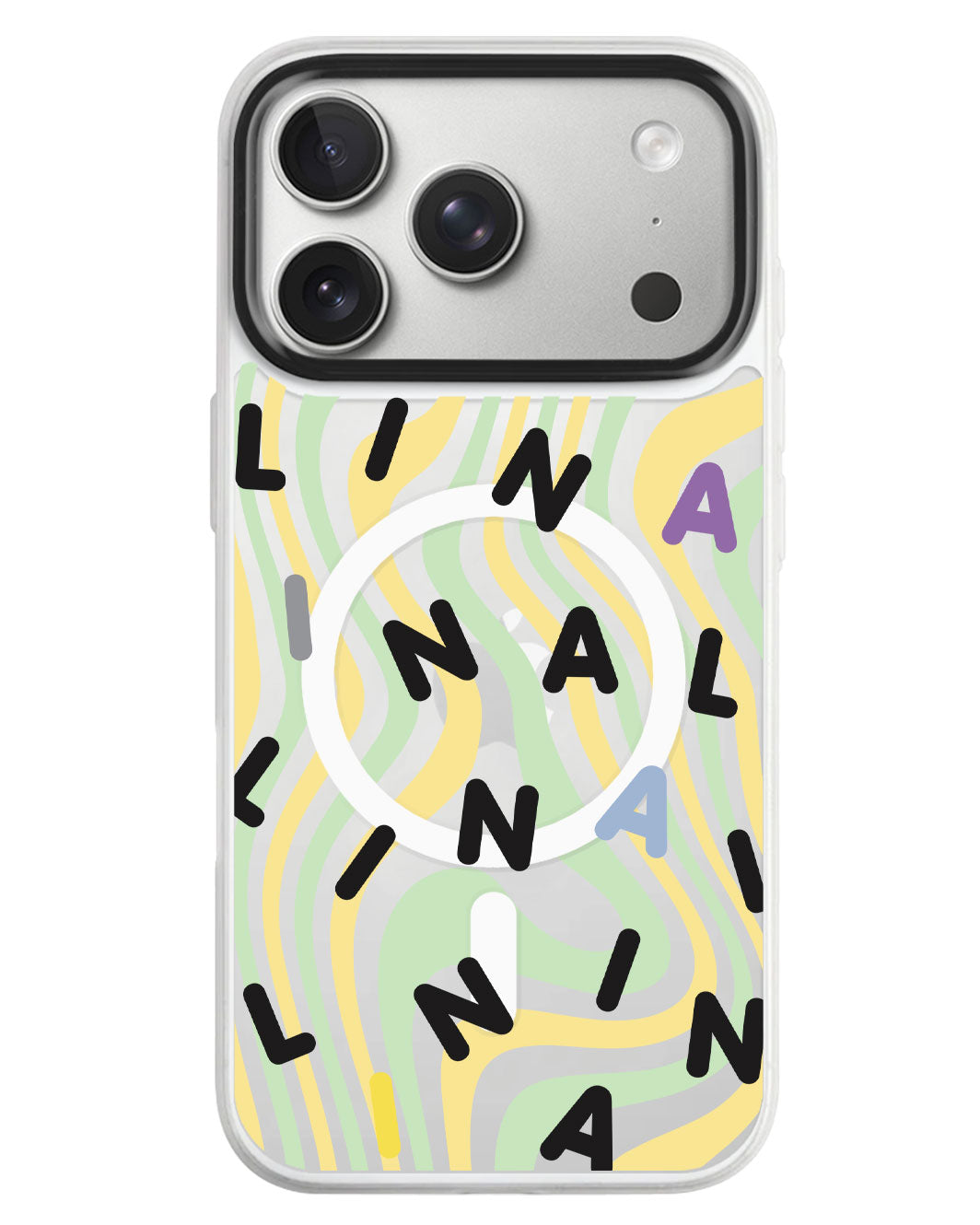 iPhone Rearguard MagSwap - Monogram 2.0 Hitam