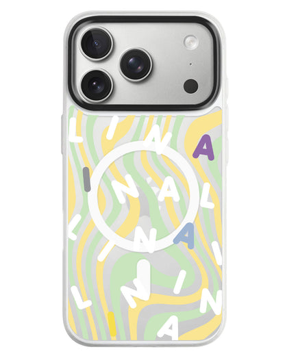 iPhone Rearguard MagSwap - Monogram 2.0 Putih