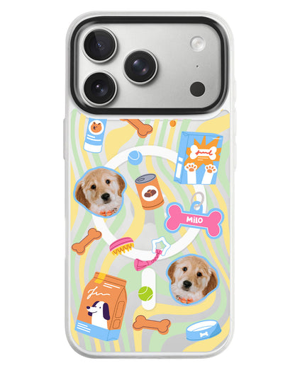 iPhone Rearguard MagSwap - Pet Grid Puppy Sweet Treats