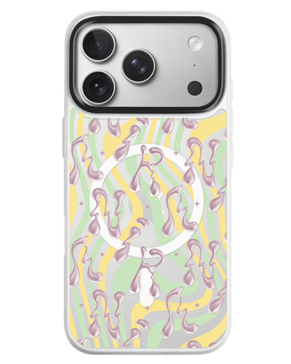 iPhone Rearguard MagSwap - Pink Chrome Monogram 2.0