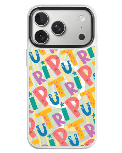 iPhone Rearguard MagSwap - Playful Monogram 4.0
