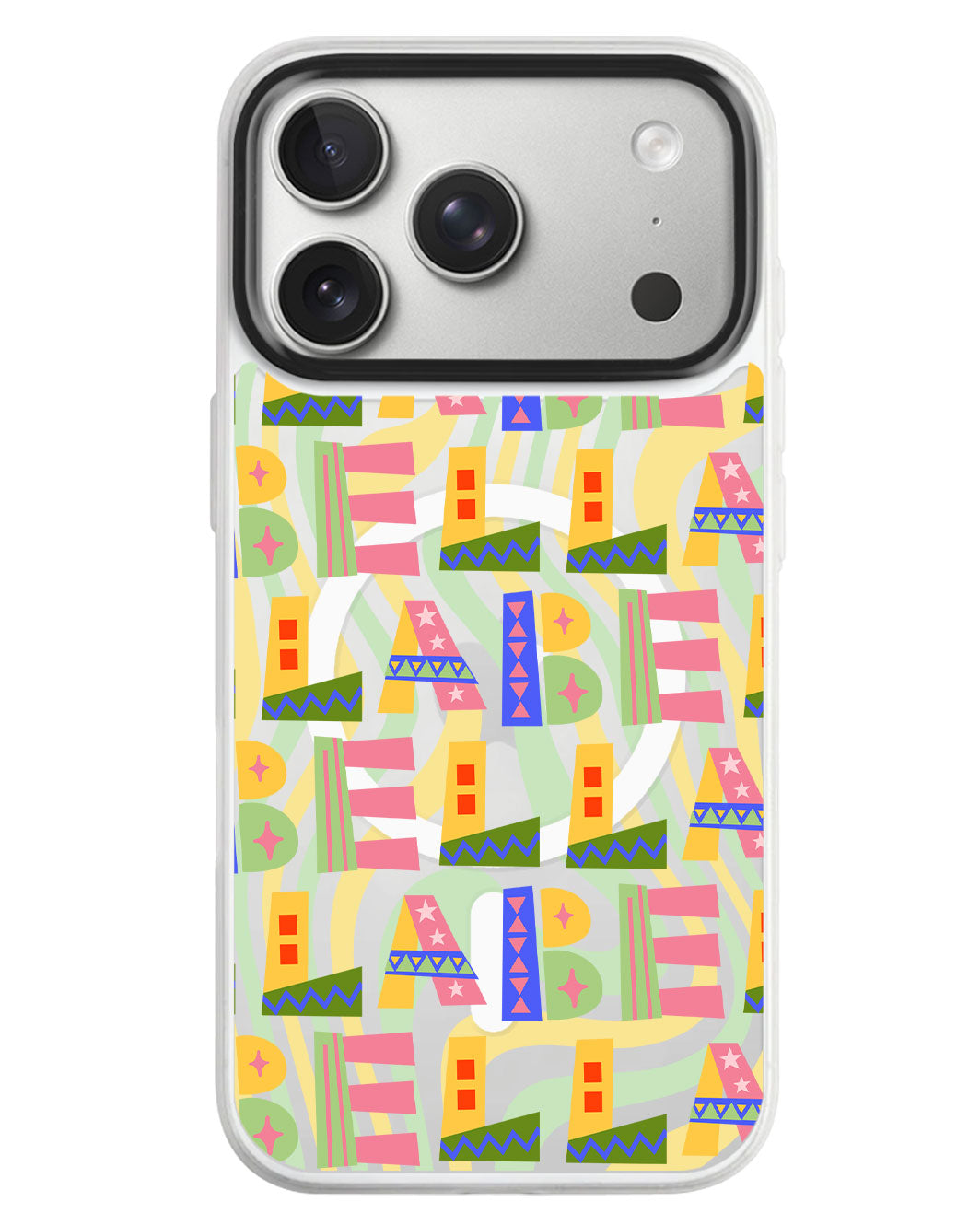iPhone Rearguard MagSwap - Playful Monogram 5.0