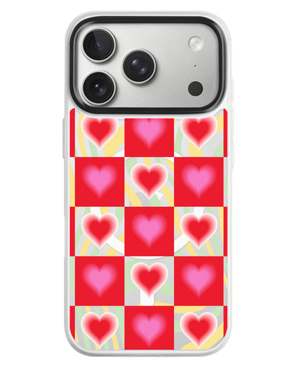 iPhone Rearguard MagSwap - Love Checkered