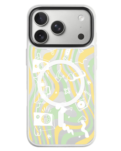 iPhone Rearguard MagSwap - Rock N Roll White