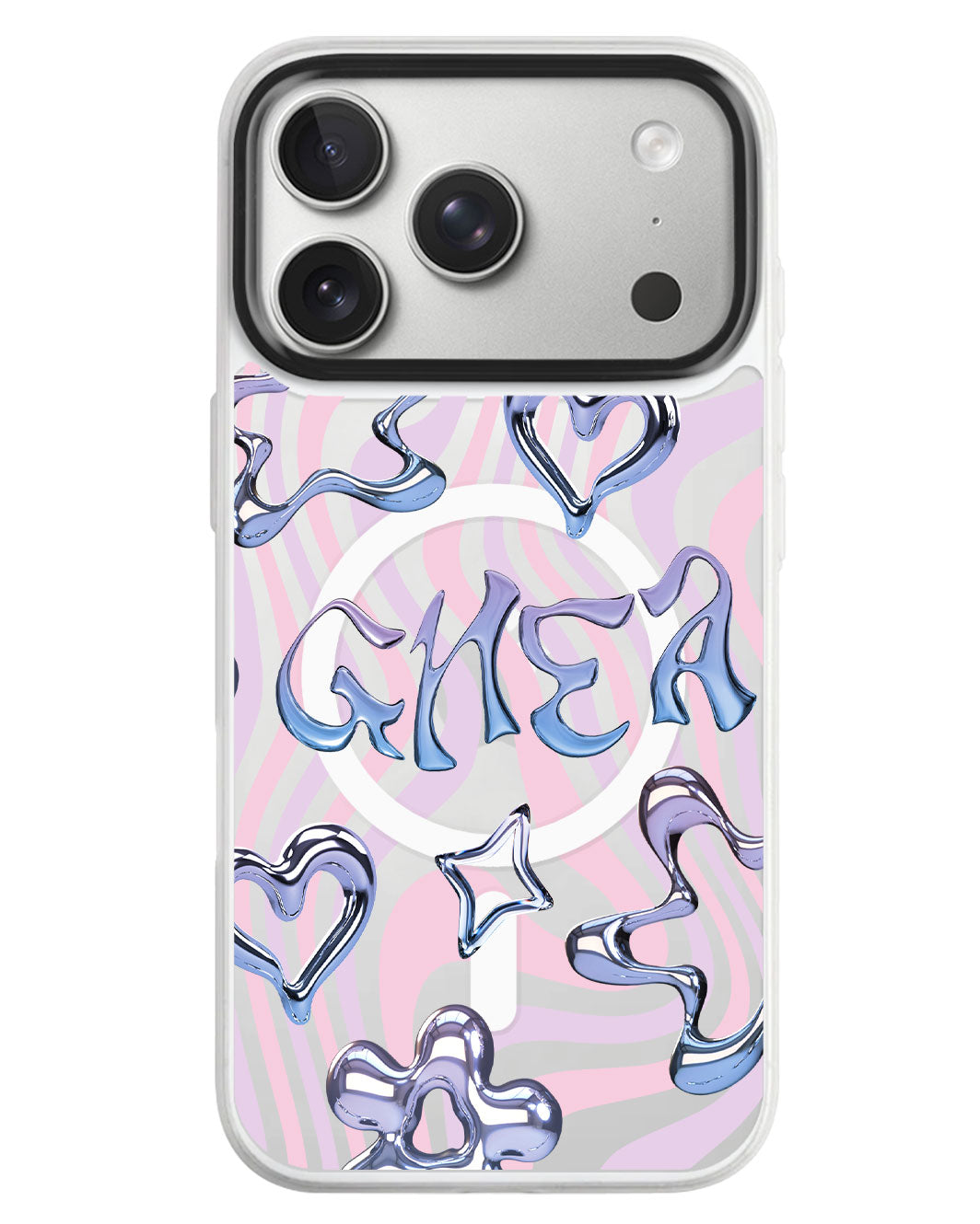 iPhone Rearguard MagSwap - Chrome Monogram 1.0