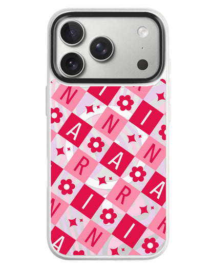 iPhone Rearguard MagSwap - Flower Grid Monogram 1.0
