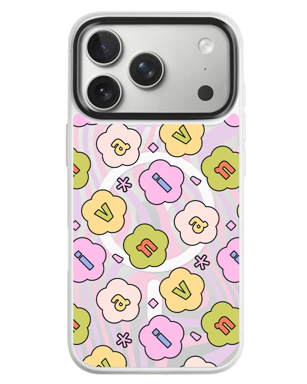 iPhone Rearguard MagSwap - Flower Petals Monogram 1.0