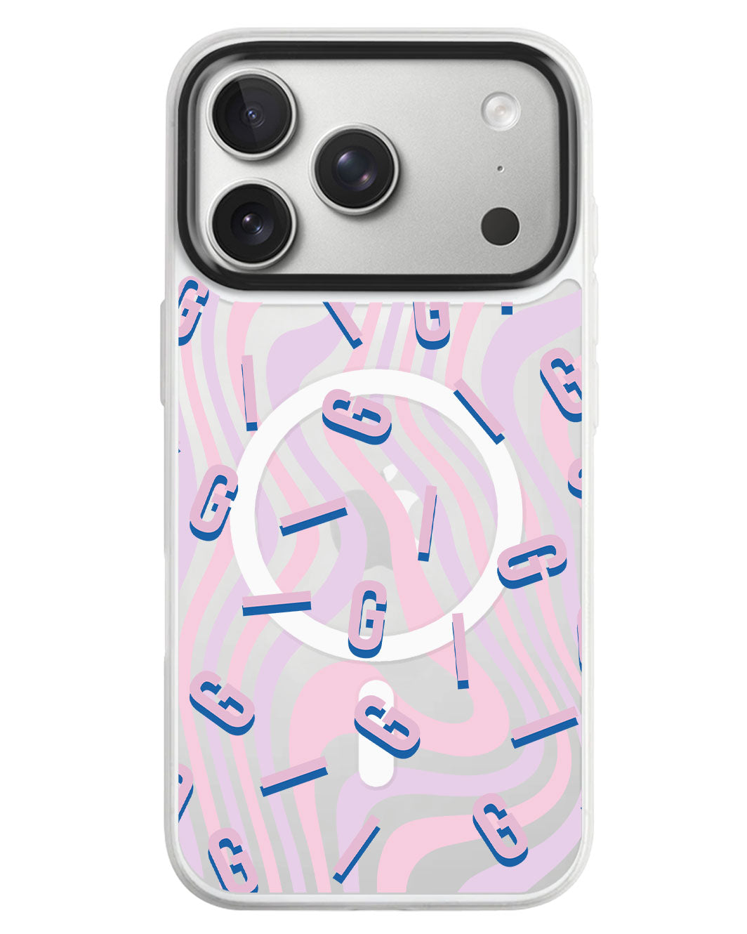 iPhone Rearguard MagSwap - Monogram 1.0 Cotton Candy