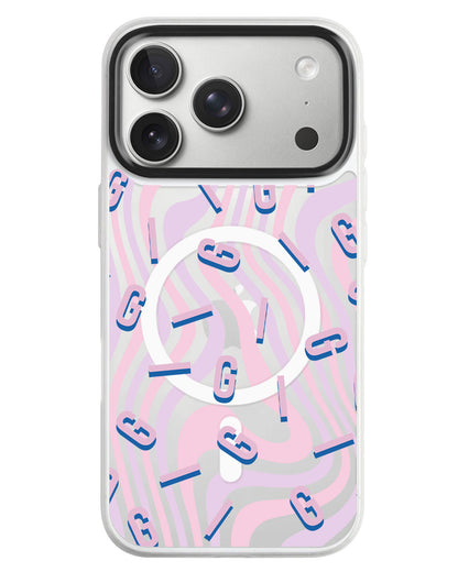 iPhone Rearguard MagSwap - Monogram 1.0 Cotton Candy
