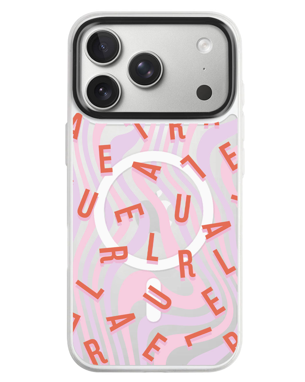 iPhone Rearguard MagSwap - Monogram 1.0 Coral