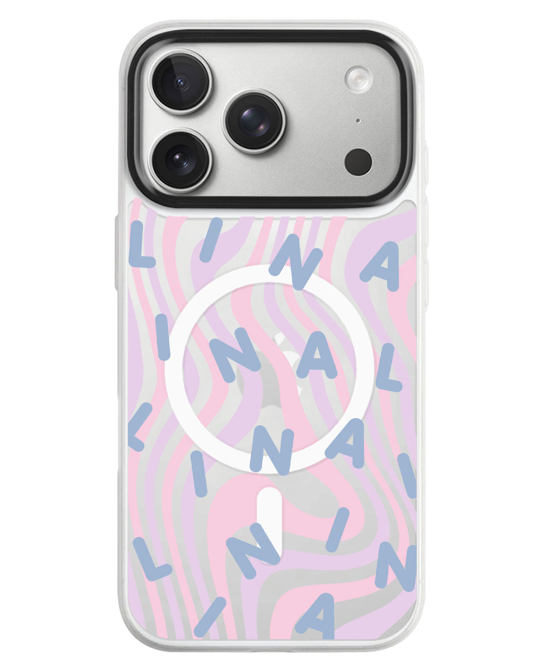 iPhone Rearguard MagSwap - Monogram 2.0 Blue