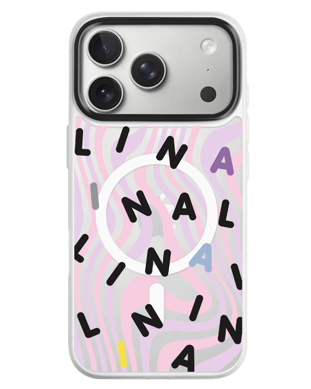 iPhone Rearguard MagSwap - Monogram 2.0 Hitam