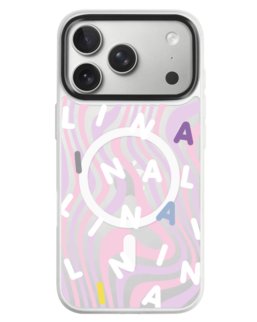 iPhone Rearguard MagSwap - Monogram 2.0 Putih