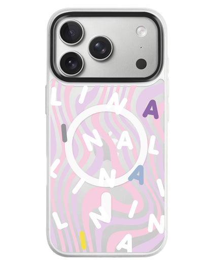 iPhone Rearguard MagSwap - Monogram 2.0 Putih