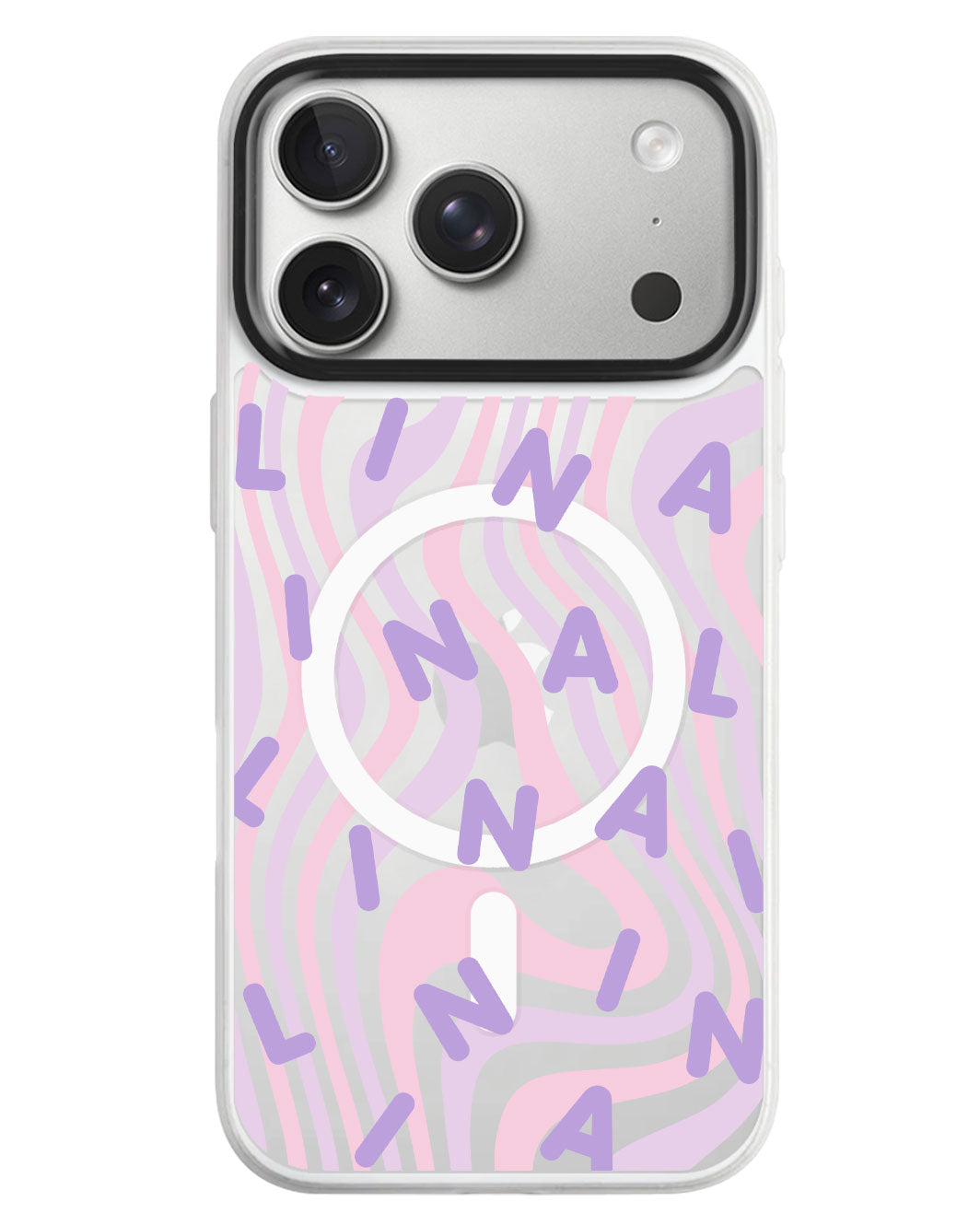 iPhone Rearguard MagSwap - Monogram 2.0 Ungu