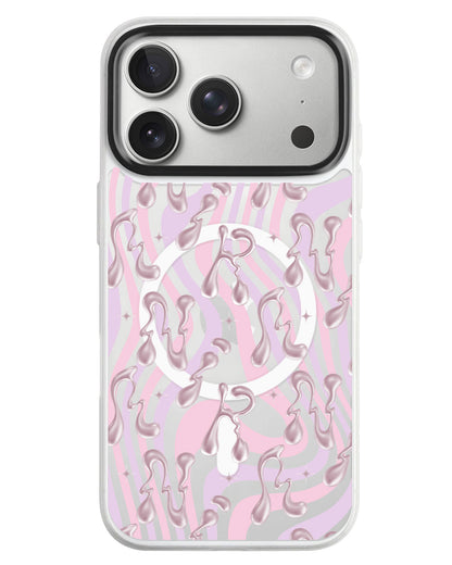iPhone Rearguard MagSwap - Pink Chrome Monogram 2.0