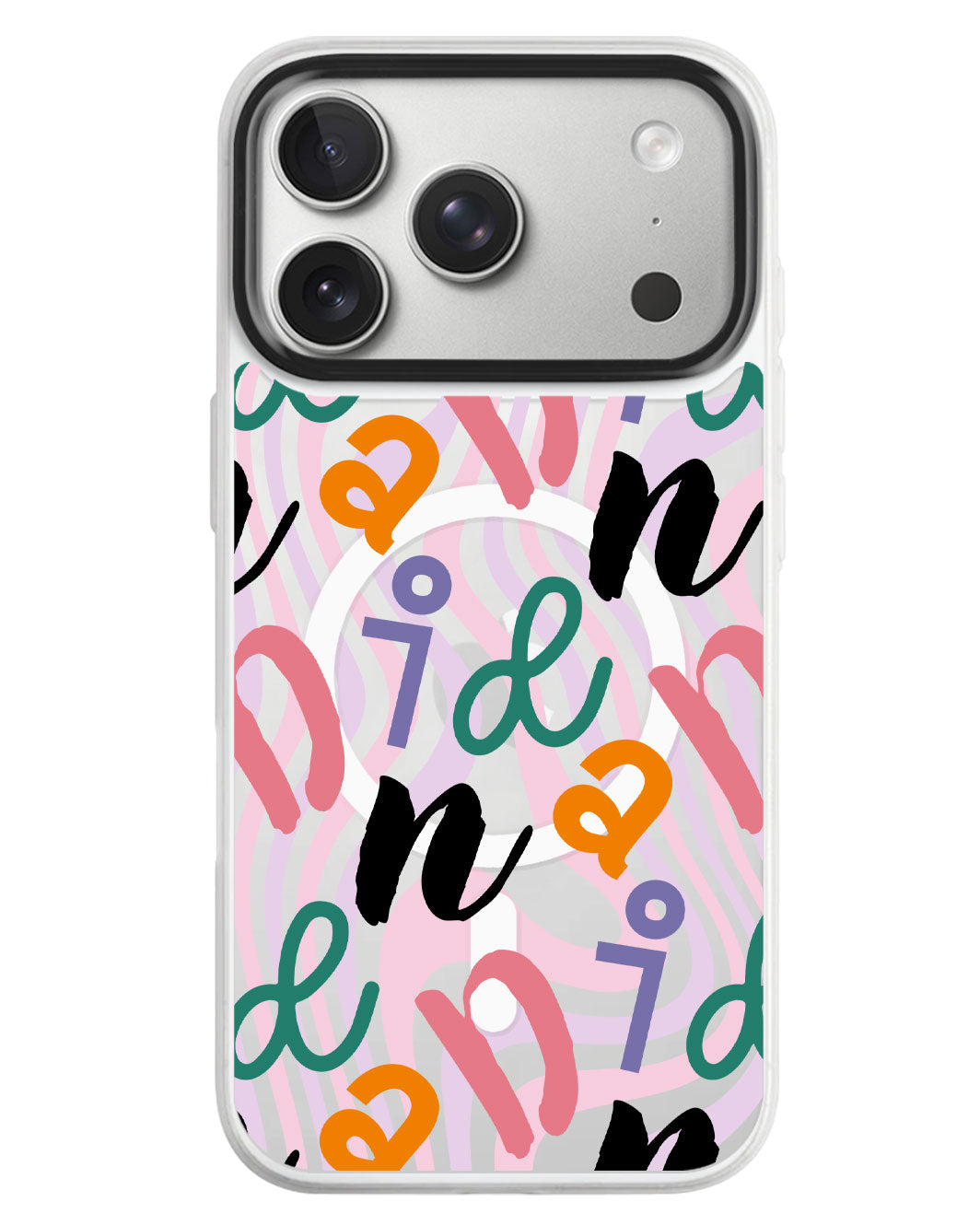 iPhone Rearguard MagSwap - Playful Monogram 3.0