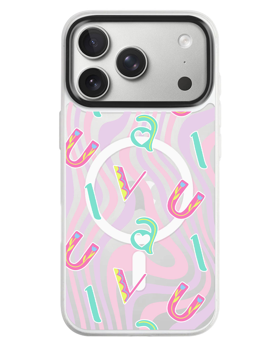 iPhone Rearguard MagSwap - Playful Monogram 6.0