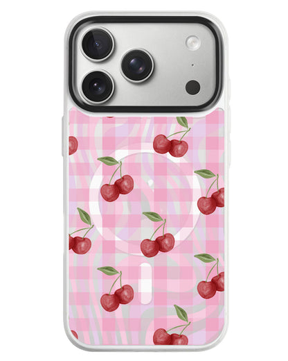 iPhone Rearguard MagSwap - Cherry Tartan