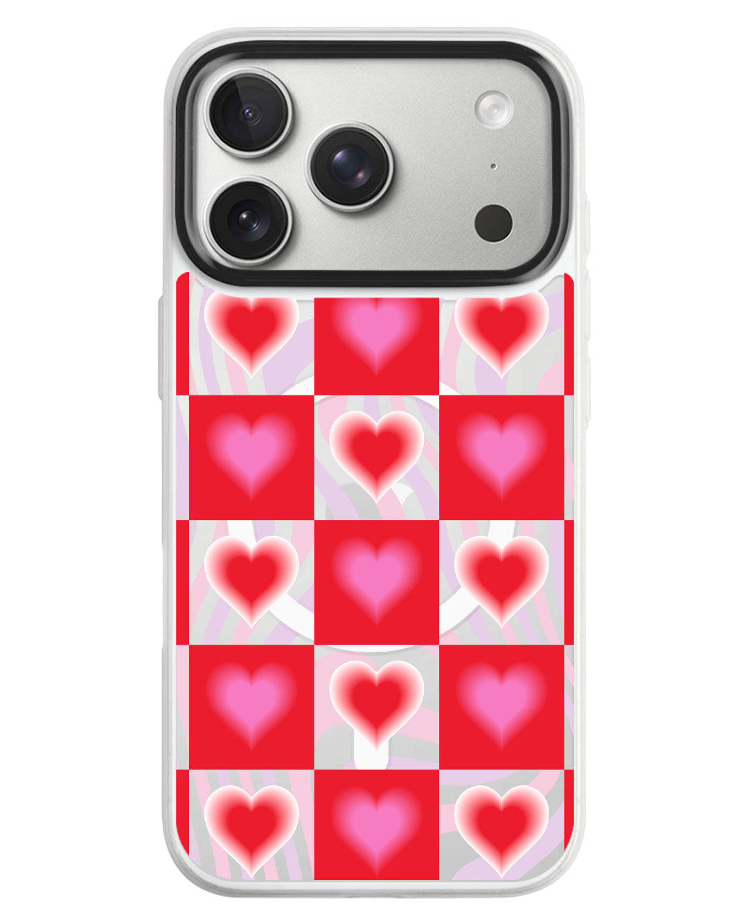 iPhone Rearguard MagSwap - Love Checkered