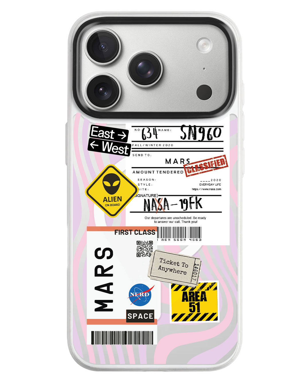 iPhone Rearguard MagSwap - Ticket To Mars