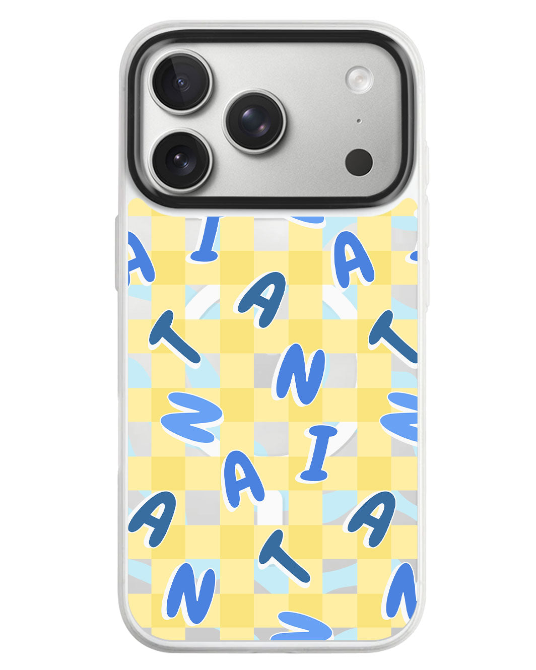 iPhone Rearguard MagSwap - Checkered Monogram 3.0