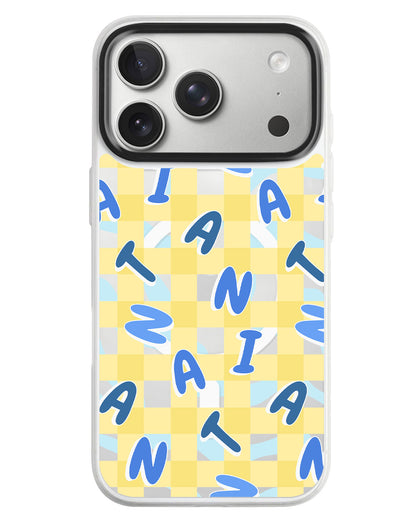 iPhone Rearguard MagSwap - Checkered Monogram 3.0