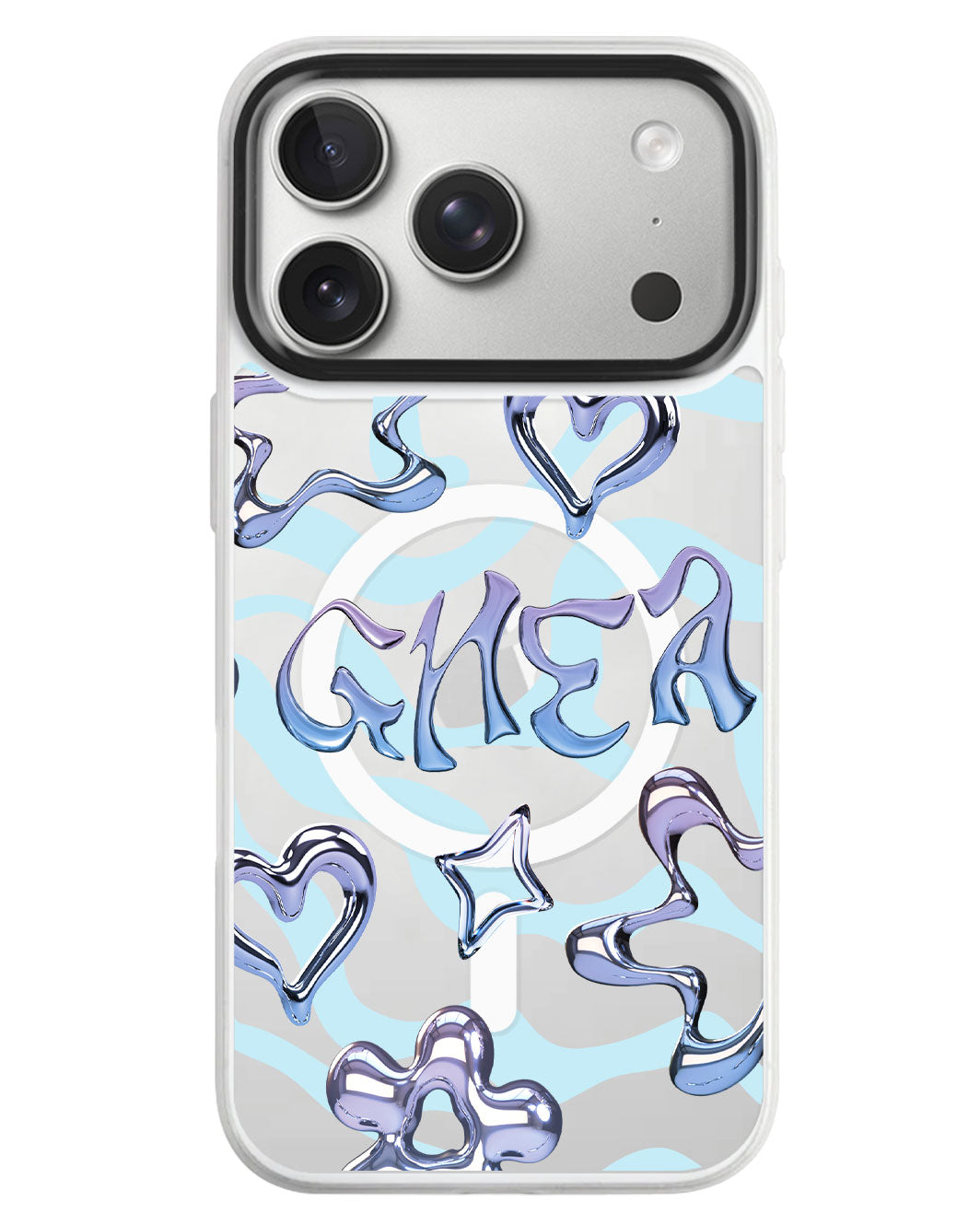 iPhone Rearguard MagSwap - Chrome Monogram 1.0