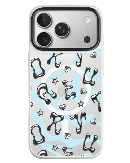 iPhone Rearguard MagSwap - Chrome Monogram 2.0