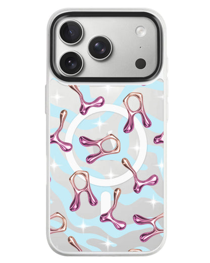 iPhone Rearguard MagSwap - Chrome Monogram 3.0