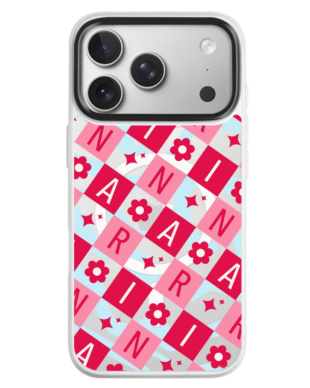 iPhone Rearguard MagSwap - Flower Grid Monogram 1.0