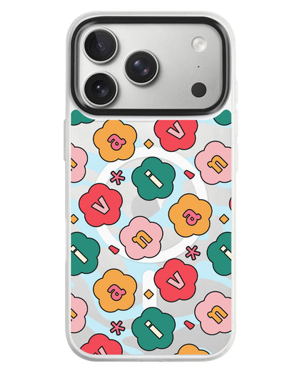 iPhone Rearguard MagSwap - Flower Petals Monogram 3.0