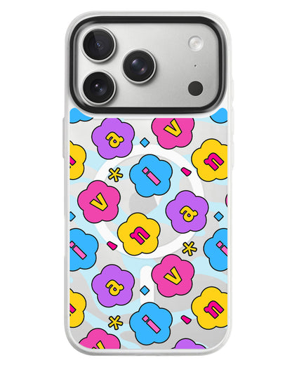 iPhone Rearguard MagSwap - Flower Petals Monogram 4.0