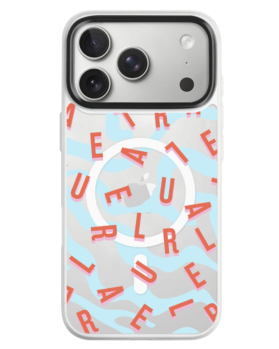 iPhone Rearguard MagSwap - Monogram 1.0 Coral