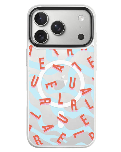 iPhone Rearguard MagSwap - Monogram 1.0 Coral