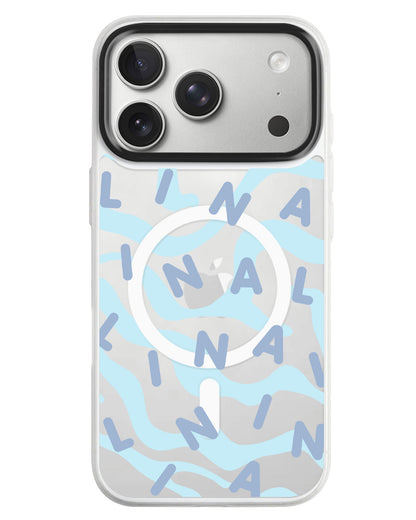 iPhone Rearguard MagSwap - Monogram 2.0 Blue