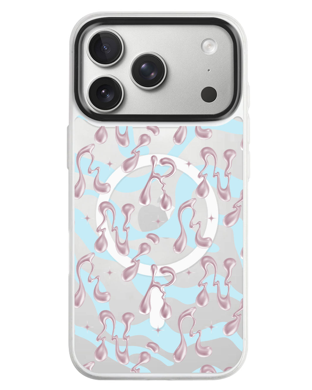 iPhone Rearguard MagSwap - Pink Chrome Monogram 2.0