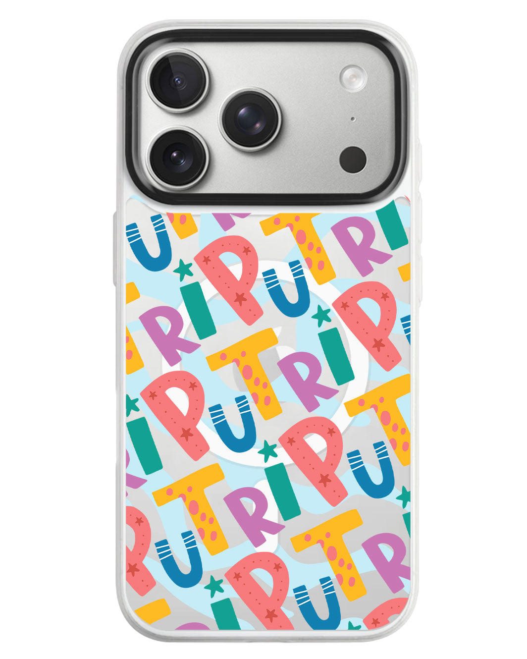 iPhone Rearguard MagSwap - Playful Monogram 4.0