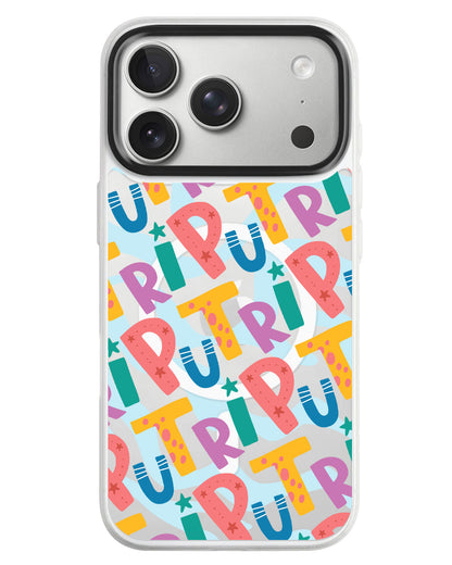 iPhone Rearguard MagSwap - Playful Monogram 4.0