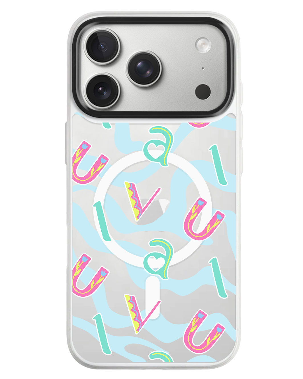 iPhone Rearguard MagSwap - Playful Monogram 6.0